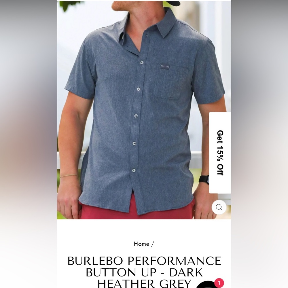 Men’s NWT Burlebo size Medium shirt